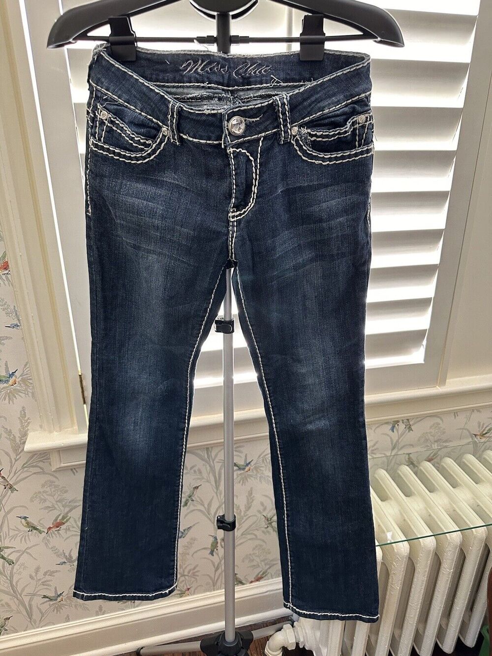 Miss Chic USA Jeans Dark Wash Size 7 wasit 30 inseam 32